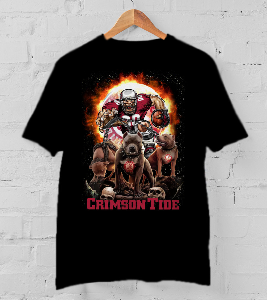 Alabama Crimson Tide Football And Bulldogs T-Shirt