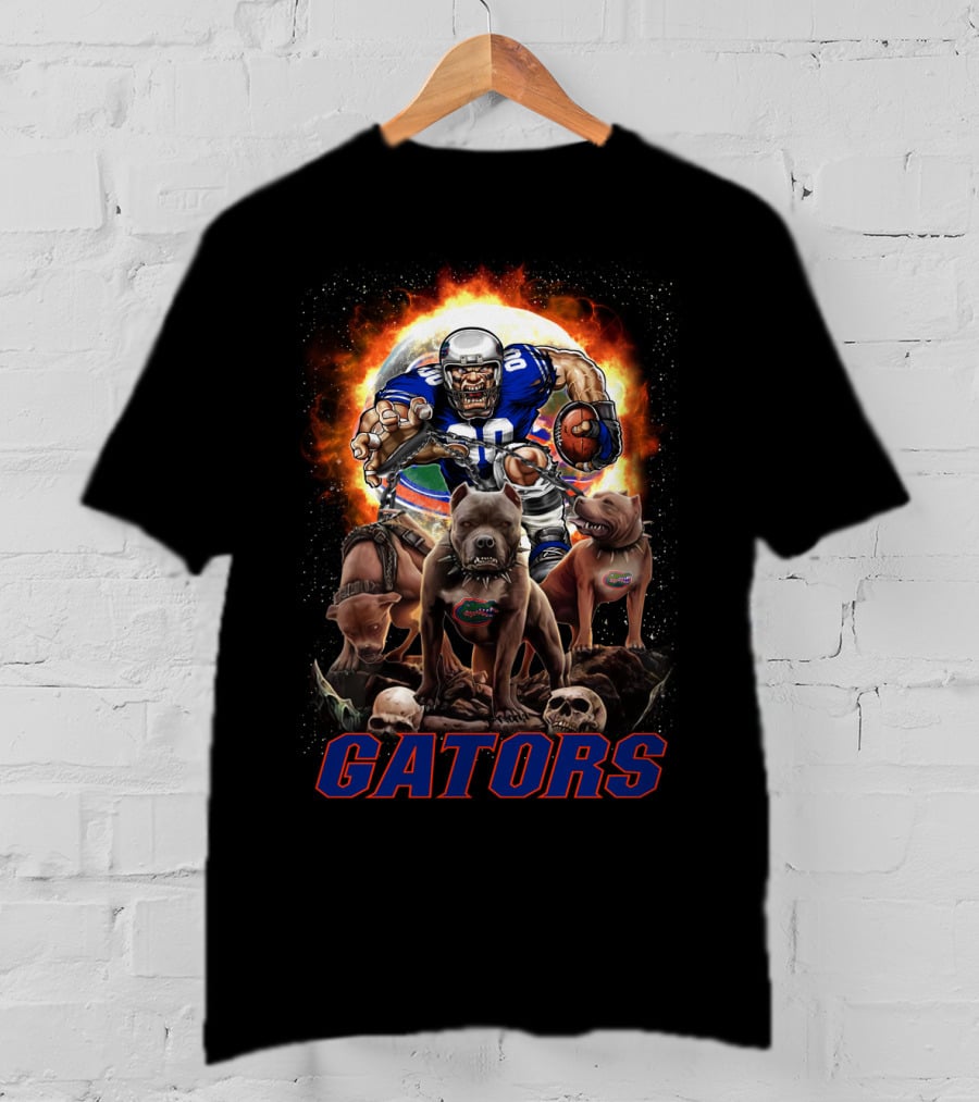Gators Football Intensity With Fierce Dogs T-Shirt