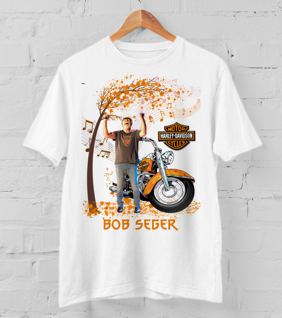 Bob Seger Harley Davidson Motorcycles Music Celebration T-Shirt