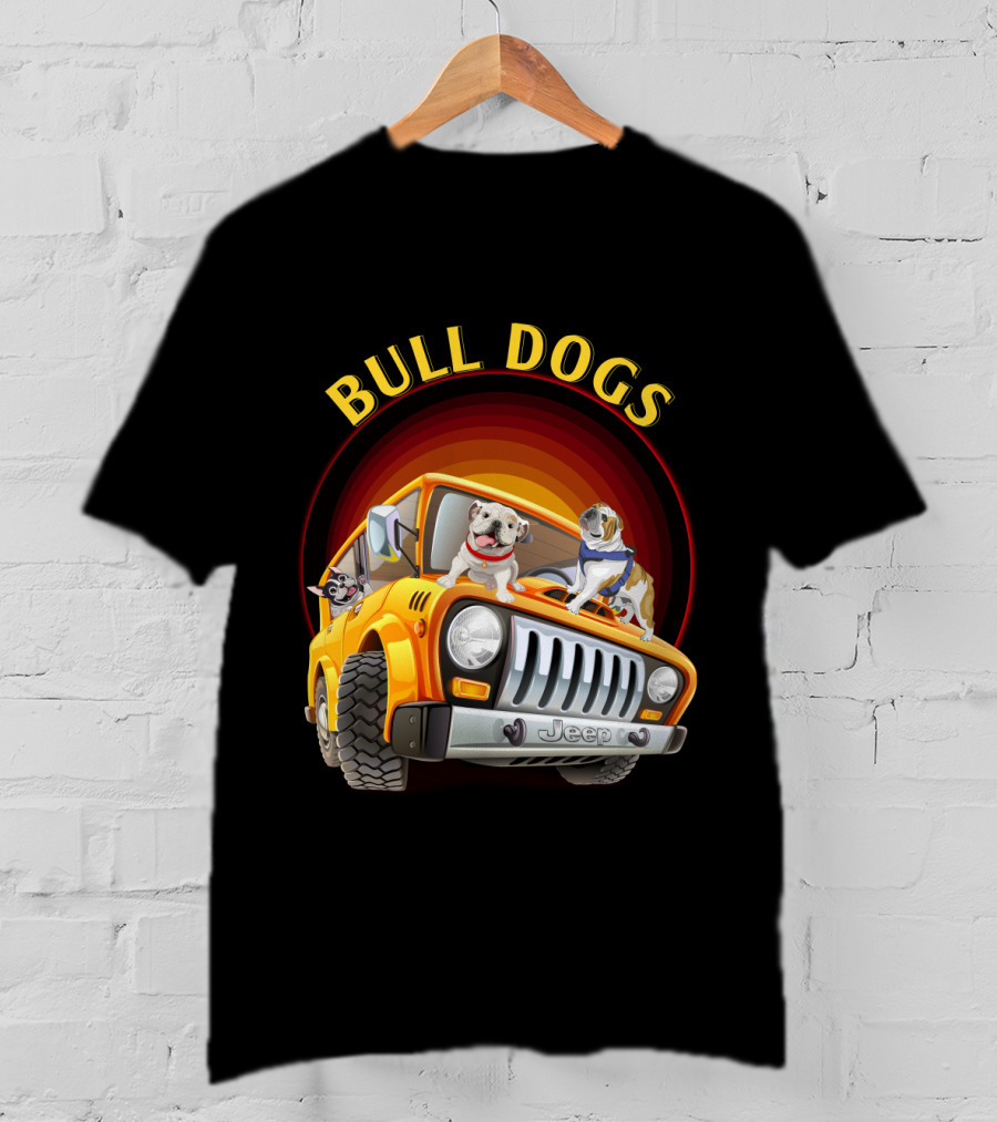 Bull Dogs Jeep Adventure Car 51 Dh T-Shirt