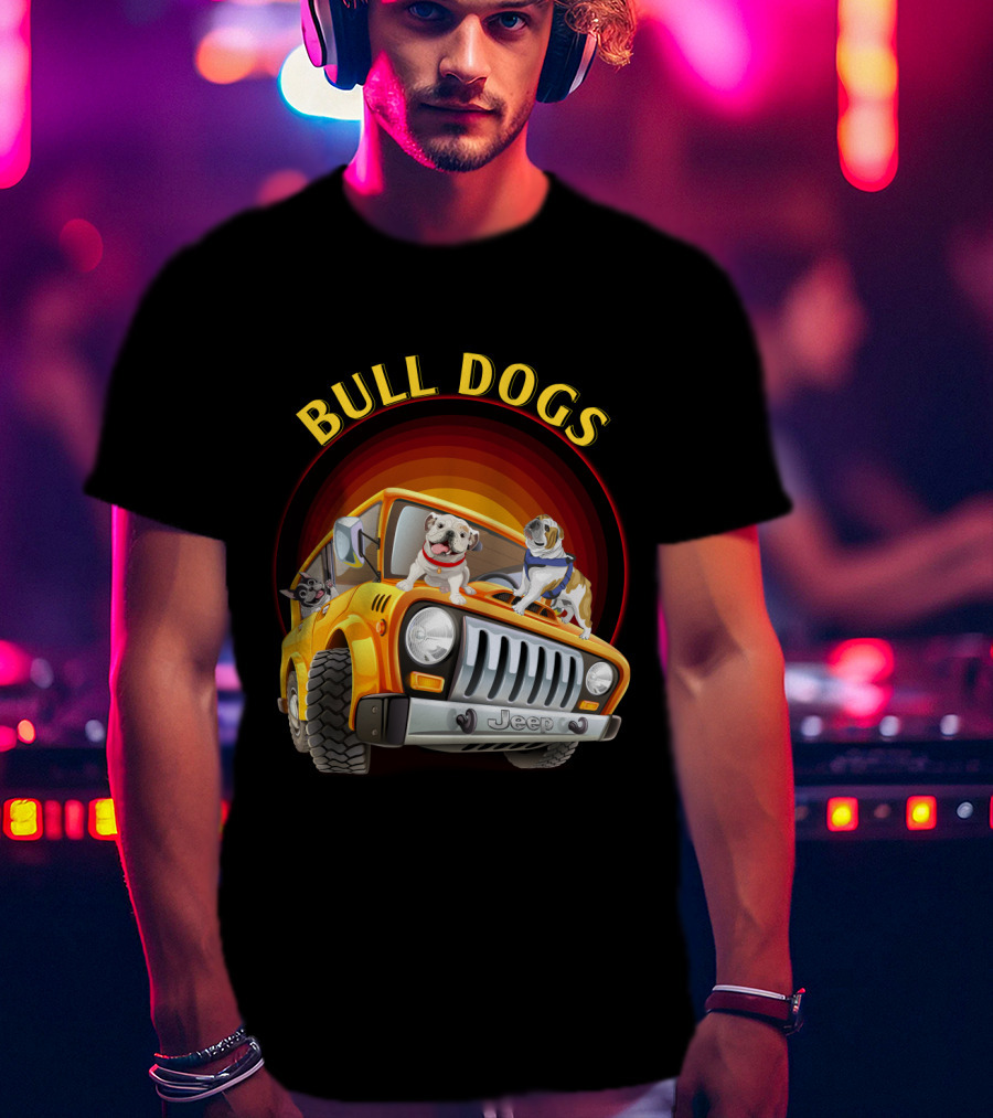 Bull Dogs Jeep Adventure Car 51 Dh T-Shirt