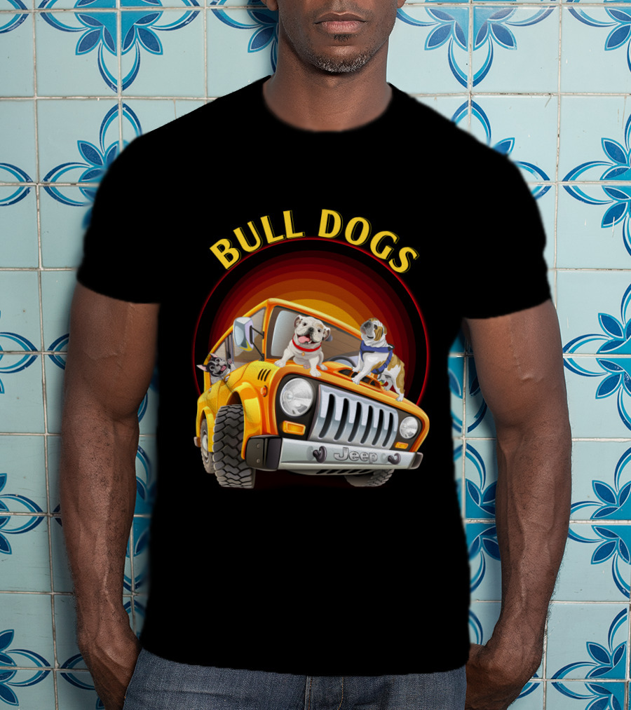 Bull Dogs Jeep Adventure Car 51 Dh T-Shirt