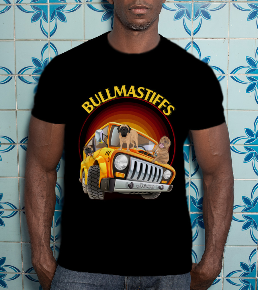 Bullmastiffs Jeep T-Shirt