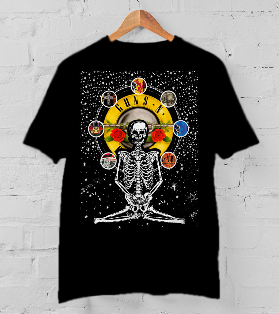 Guns N' Roses DH 59 Skeleton Celestial T-Shirt