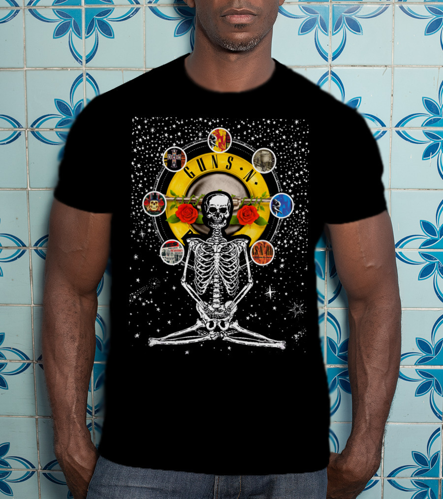 Guns N' Roses DH 59 Skeleton Celestial T-Shirt