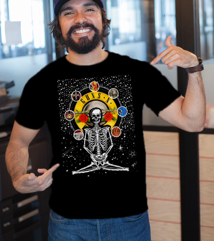 Guns N' Roses DH 59 Skeleton Celestial T-Shirt