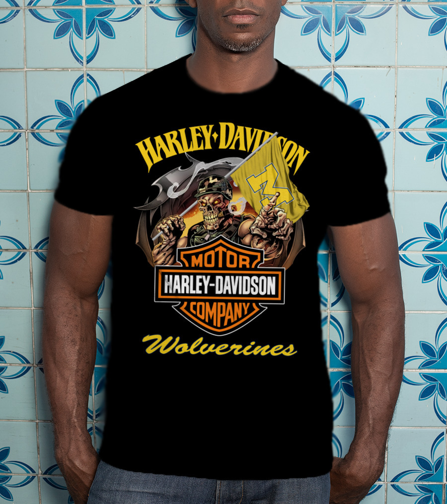 Harley Davidson Motor Company Wolverines T-Shirt