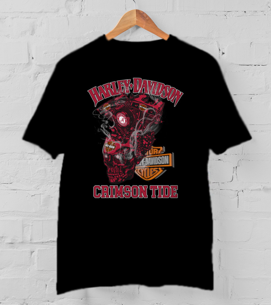 Harley Davidson Alabama Crimson Tide T-Shirt