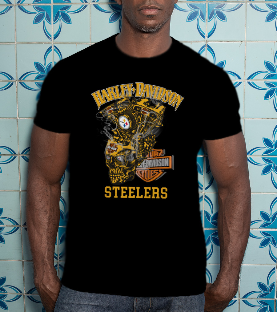 Harley Davidson Steelers Pittsburgh Hd 70 T-Shirt