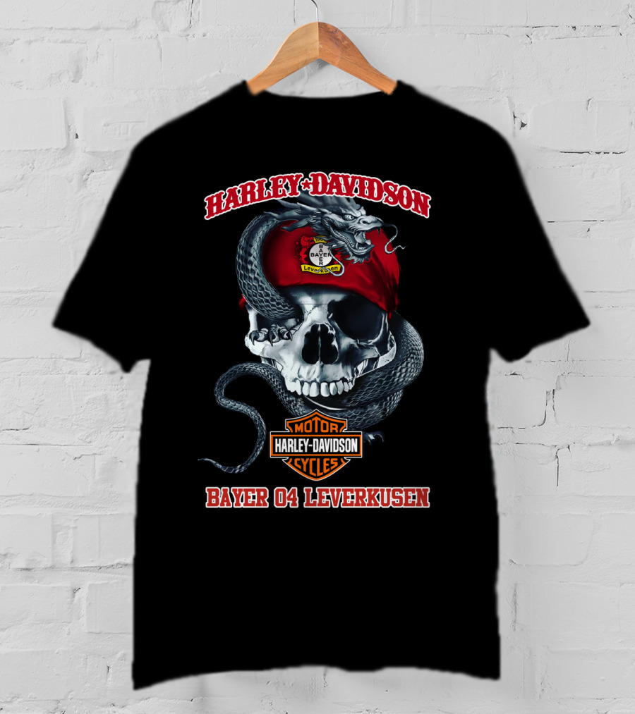 Harley Davidson Motor Cycles Bayer 04 Leverkusen T-Shirt
