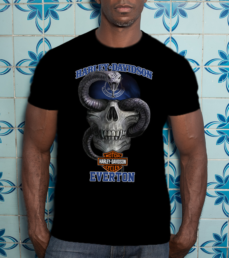 Harley Davidson Motor Cycles Everton T-Shirt