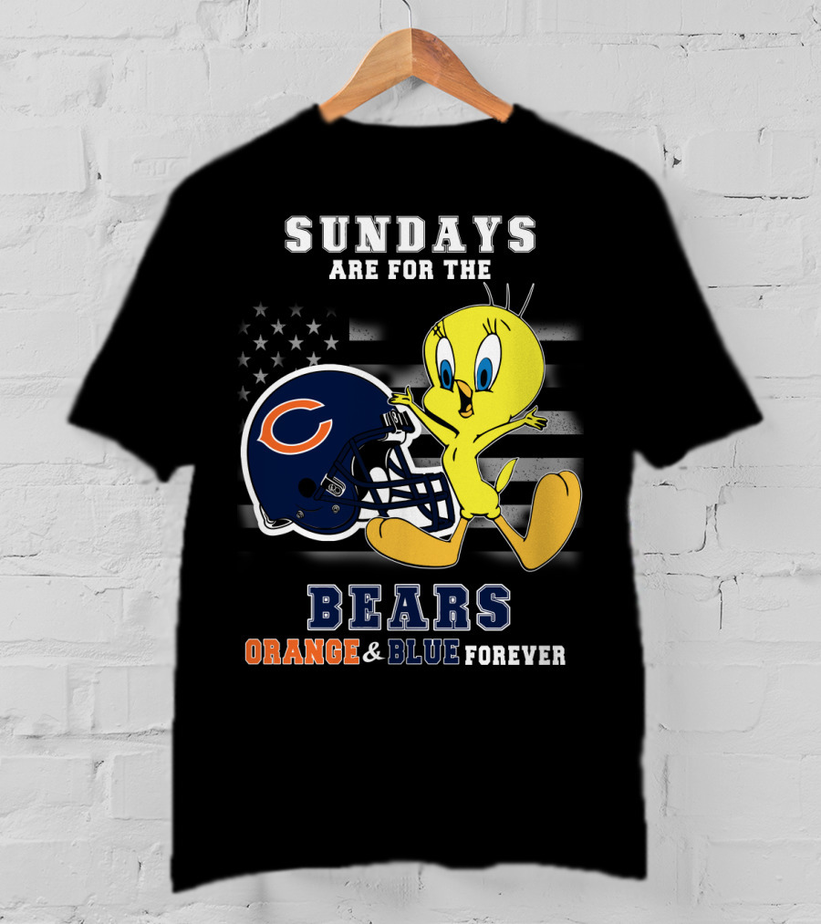 Sundays Are For The Bears Orange & Blue Forever T-Shirt