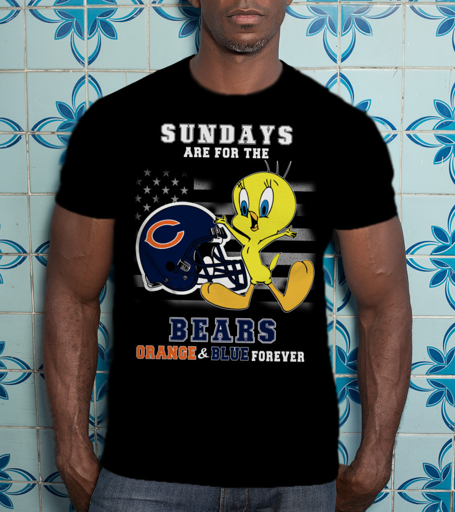 Sundays Are For The Bears Orange & Blue Forever T-Shirt