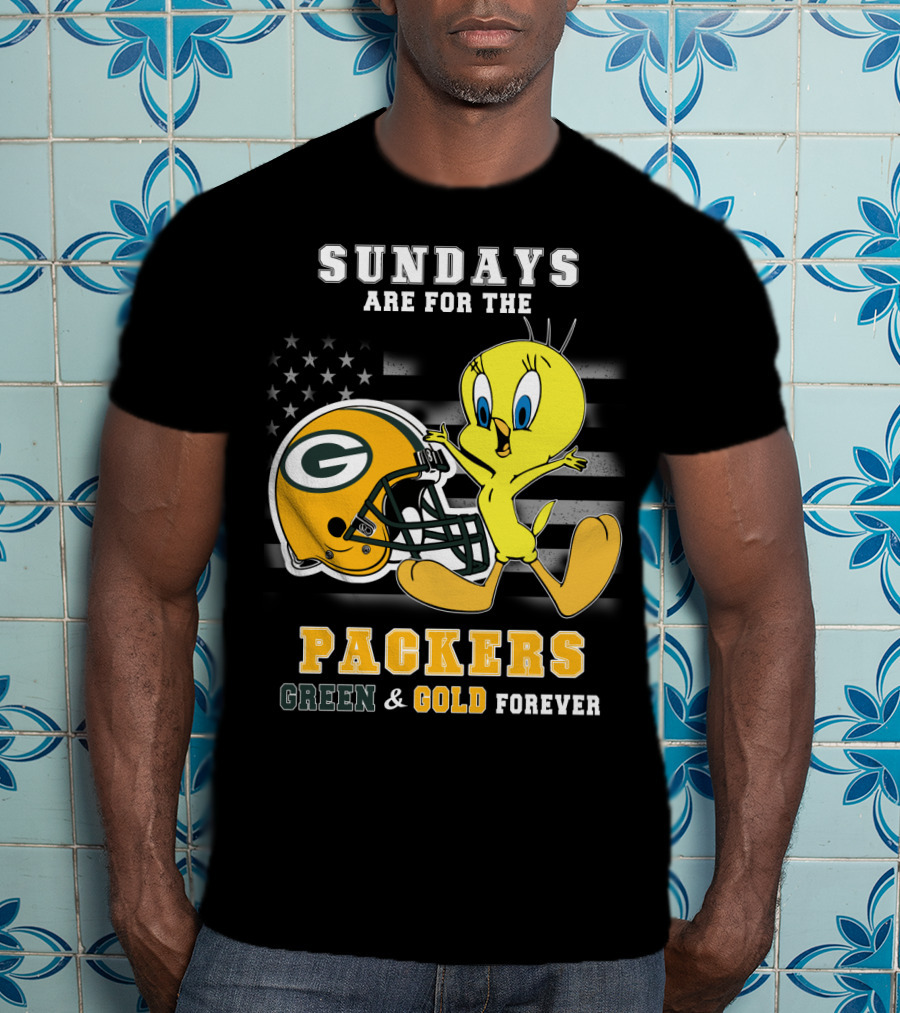 Sundays Are For The Packers Green & Gold Forever T-Shirt