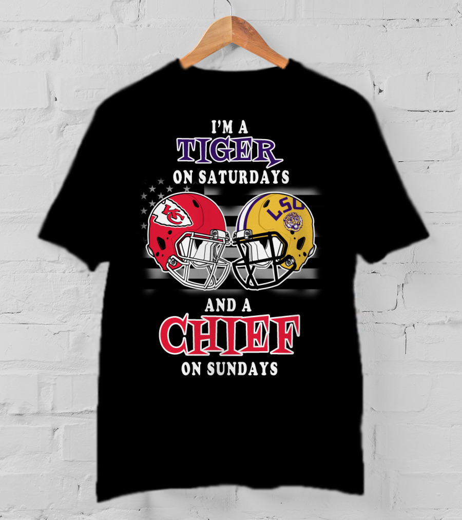I'm A Tiger On Saturdays And A Chief On Sundays T-Shirt