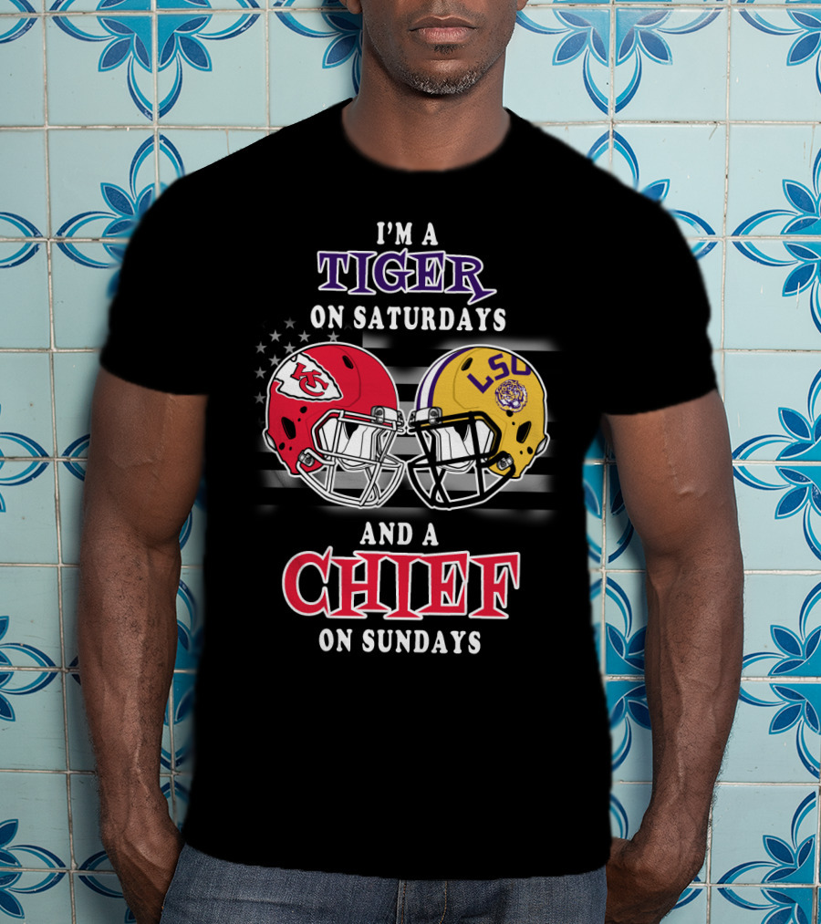 I'm A Tiger On Saturdays And A Chief On Sundays T-Shirt