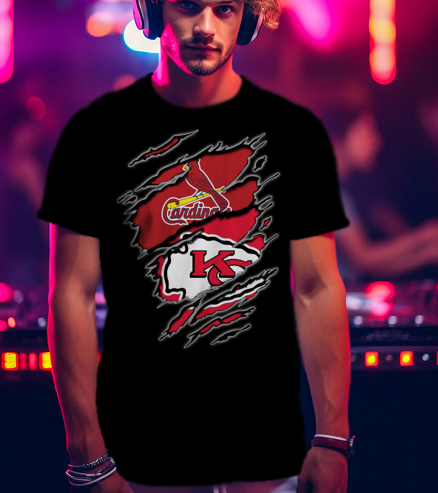 Cardinals Chiefs Fan Gear T-Shirt