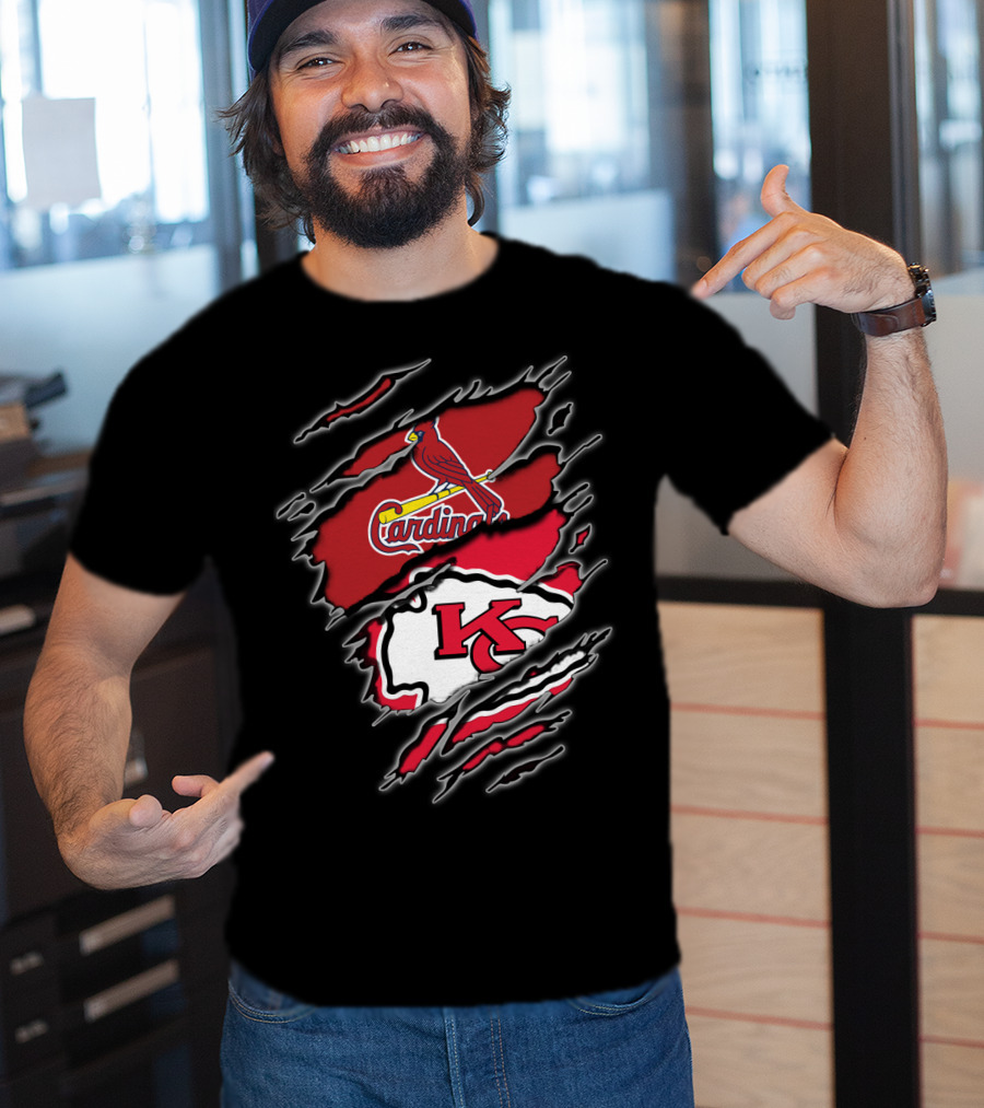 Cardinals Chiefs Fan Gear T-Shirt