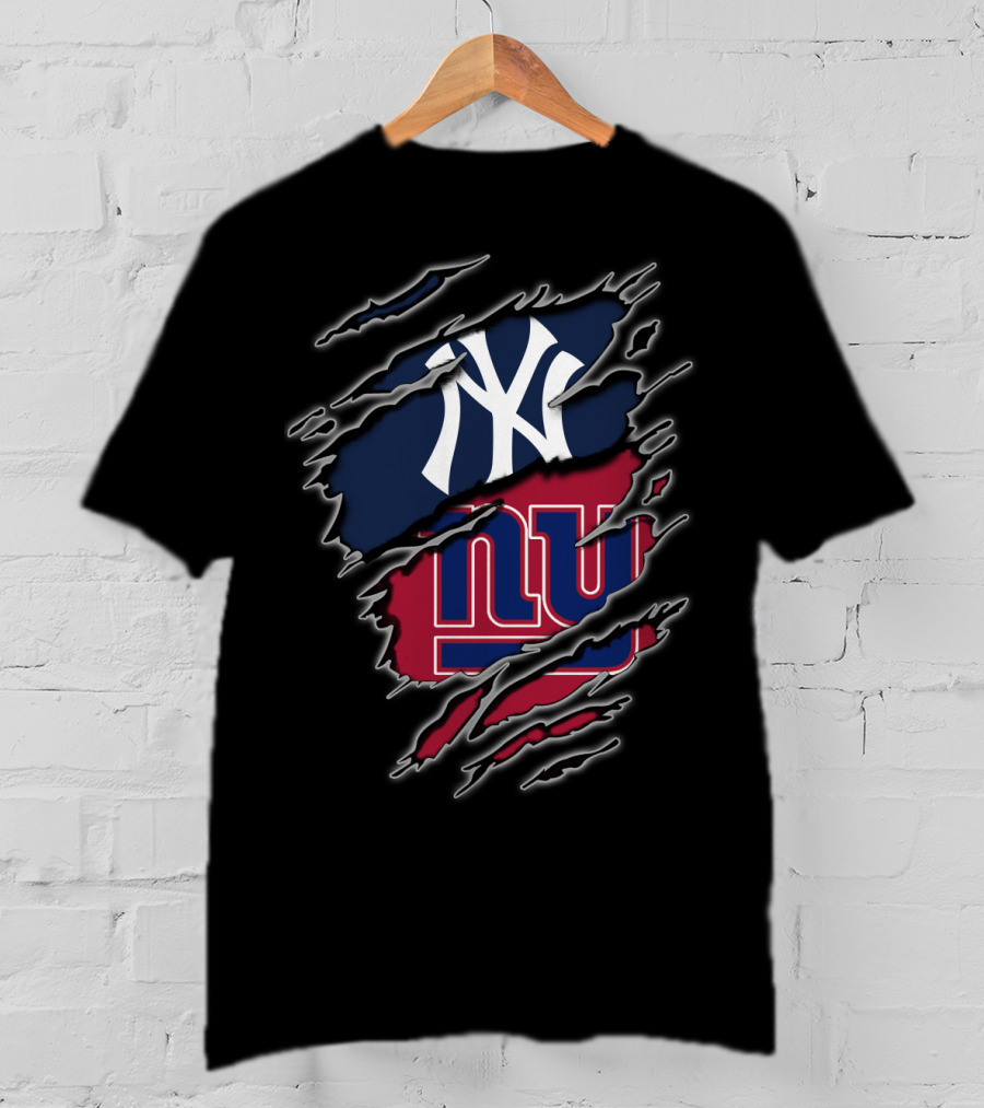 Yankees Giants Fan Crossover T-Shirt