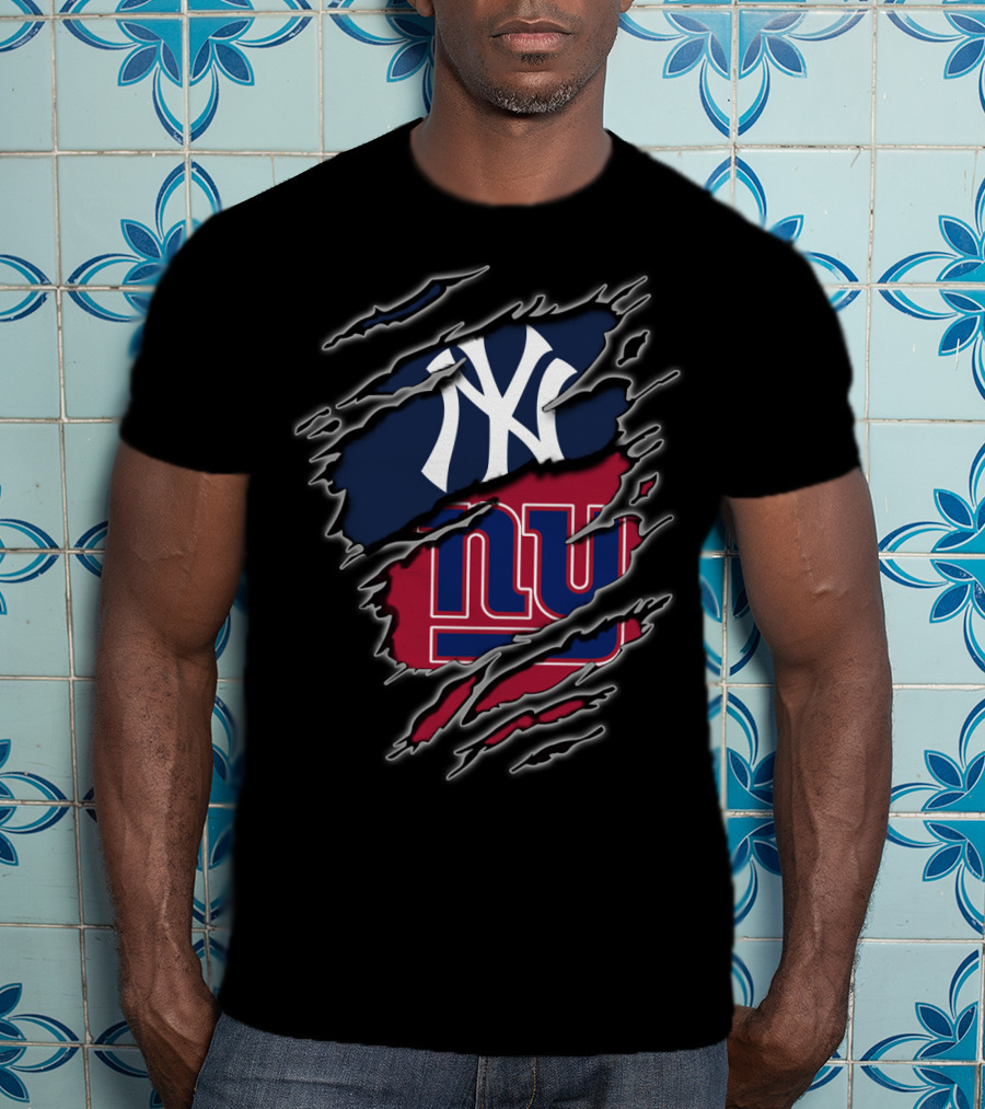 Yankees Giants Fan Crossover T-Shirt