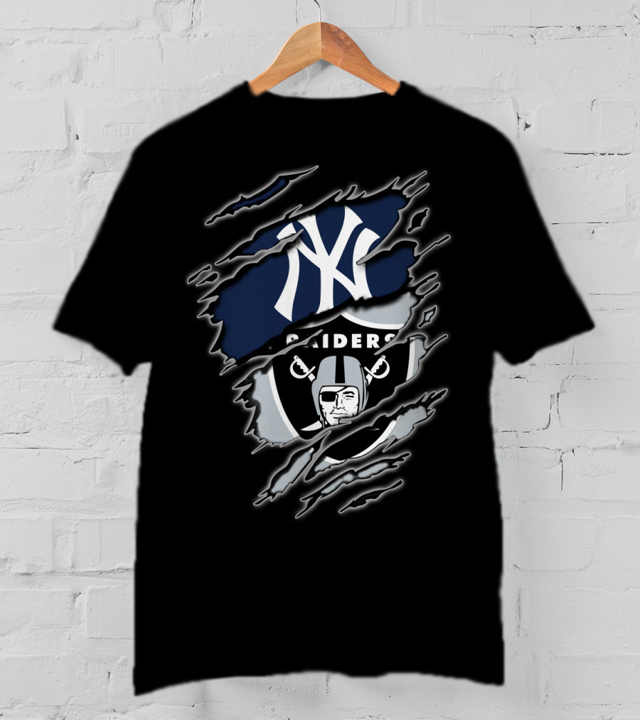 Yankees Raiders Fan Combo T-Shirt