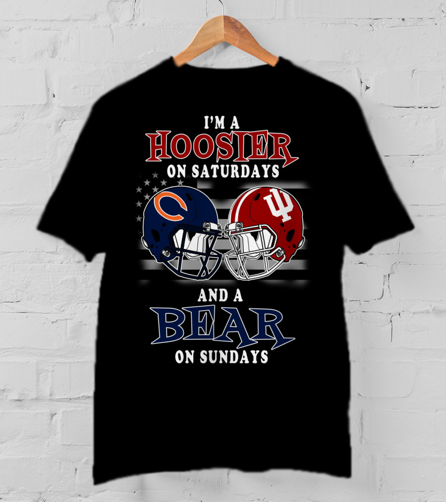 I'm A Hoosier On Saturdays And A Bear On Sundays T-Shirt