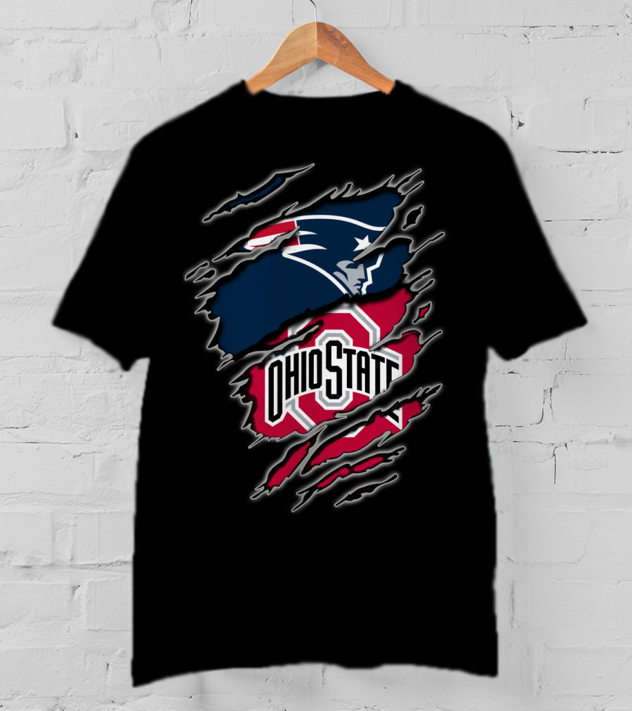 New England Patriots Ohio State Buckeyes For Fans T-Shirt