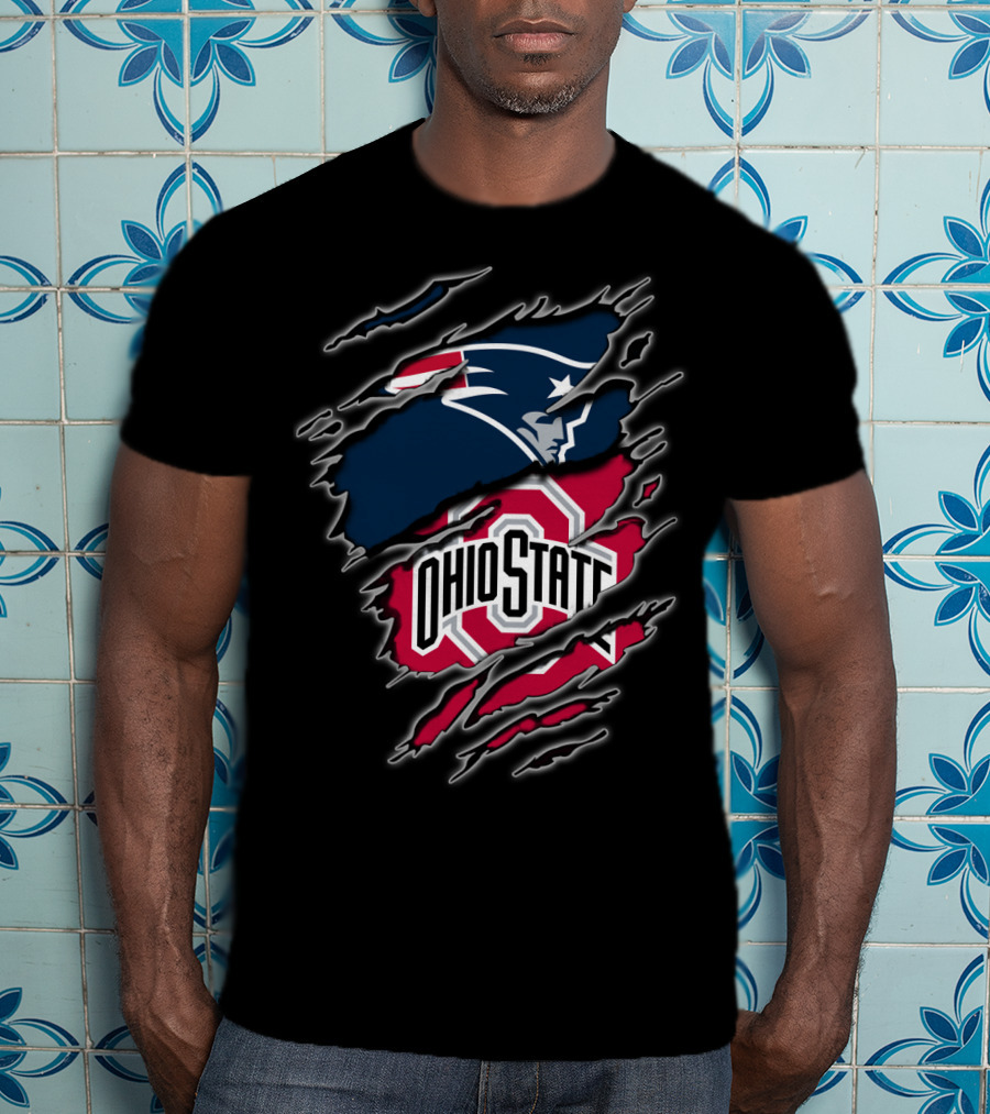 New England Patriots Ohio State Buckeyes For Fans T-Shirt
