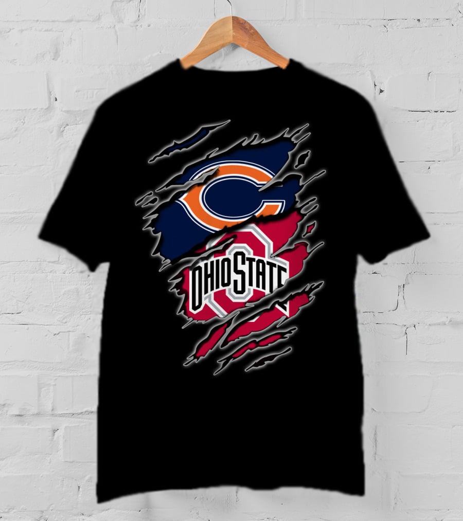 Chicago Bears Ohio State Fans Combination T-Shirt