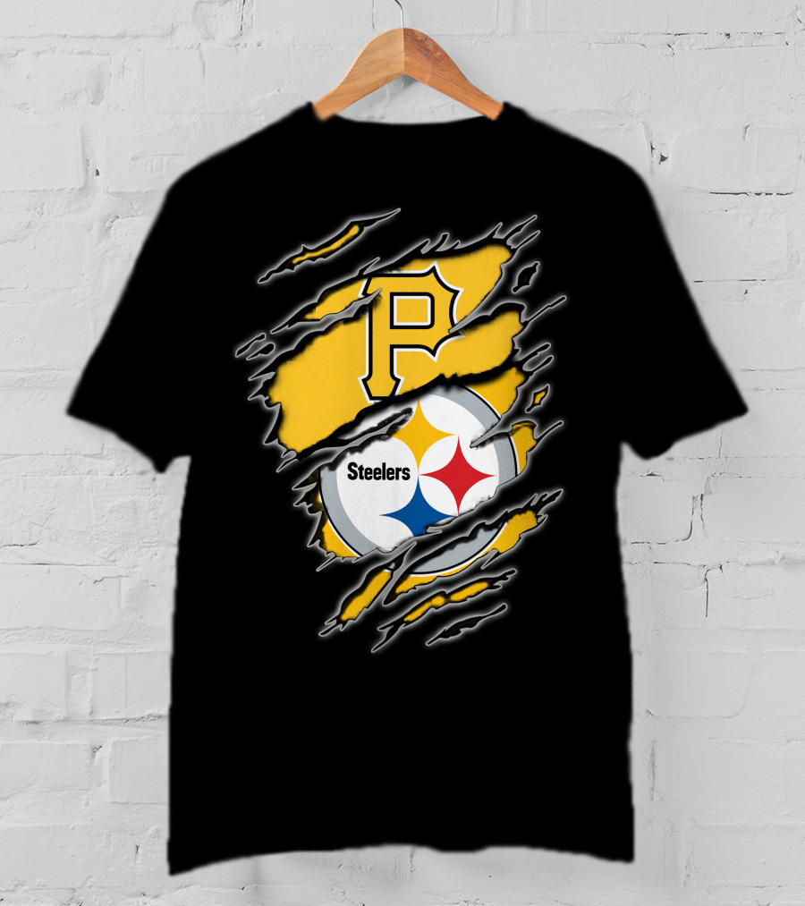 Pittsburgh Pirates Steelers Fan Crossover T-Shirt