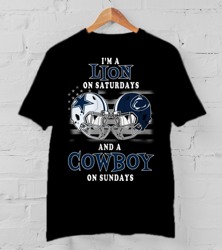 I'm A Lion On Saturdays And A Cowboy On Sundays T-Shirt
