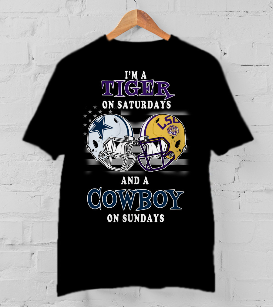 I'm A Tiger On Saturdays And A Cowboy On Sundays T-Shirt