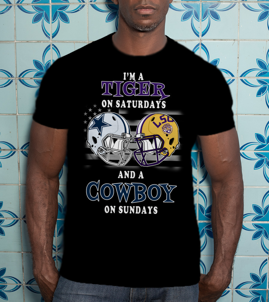 I'm A Tiger On Saturdays And A Cowboy On Sundays T-Shirt