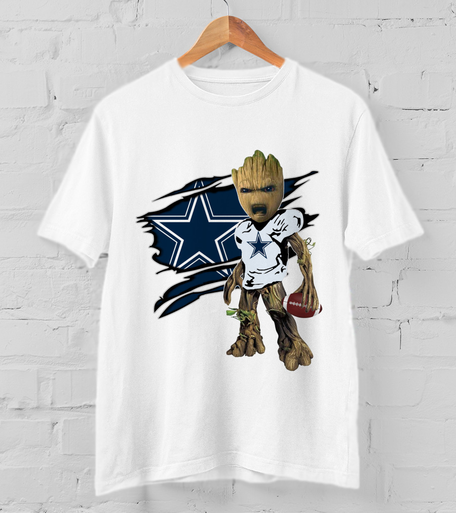 I AM Cowboys Fan's Football Character Star Team T-Shirt