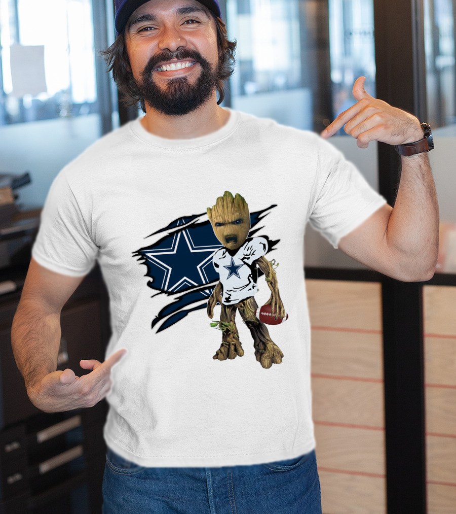 I AM Cowboys Fan's Football Character Star Team T-Shirt