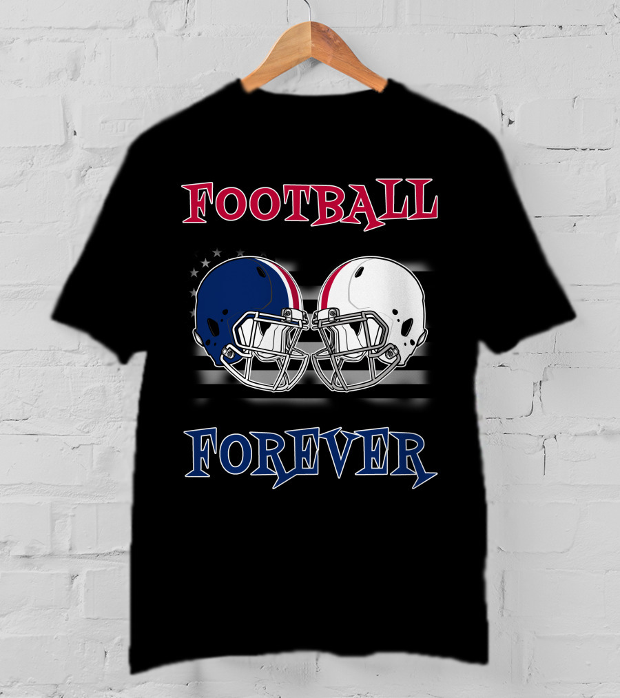 Football Forever Helmets Faceoff T-Shirt