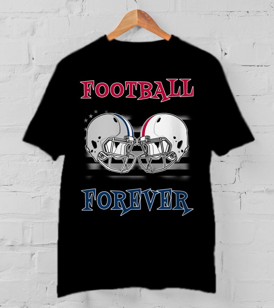Football Forever Cow-Buck Helmets T-Shirt