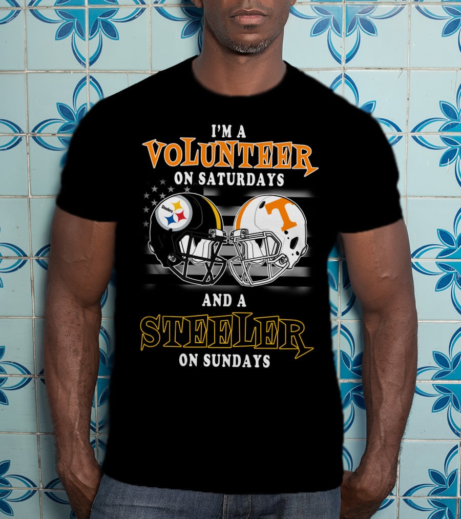 I'm A Volunteer On Saturdays And A Steeler On Sundays T-Shirt