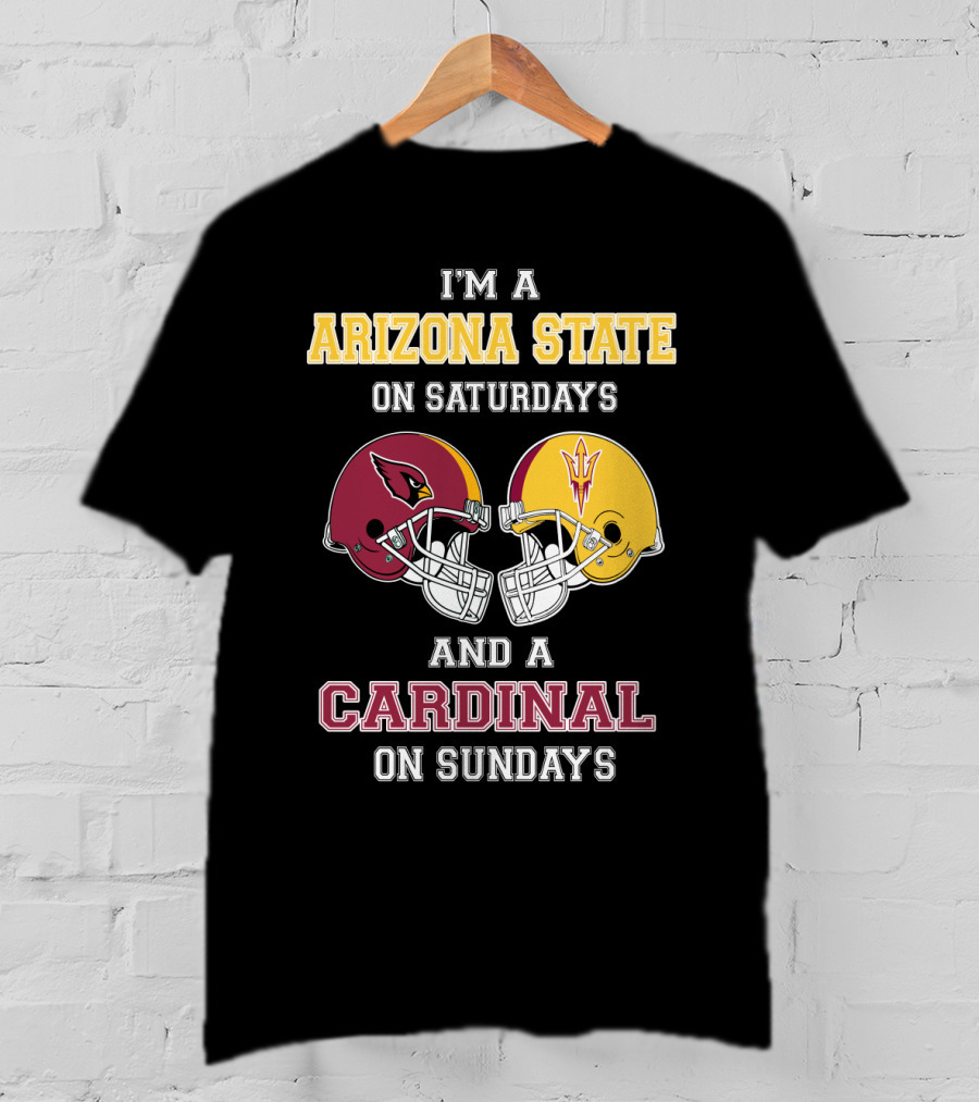 I'm A Arizona State On Saturdays And A Cardinal On Sundays T-Shirt