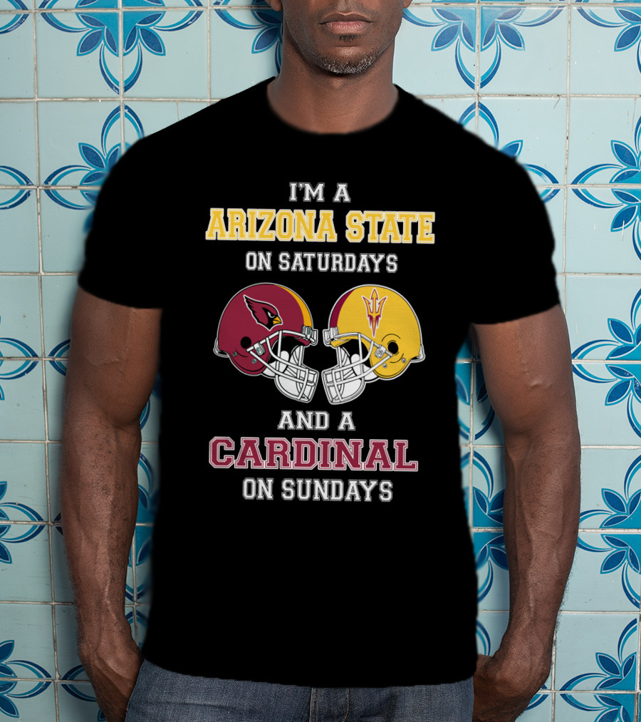 I'm A Arizona State On Saturdays And A Cardinal On Sundays T-Shirt