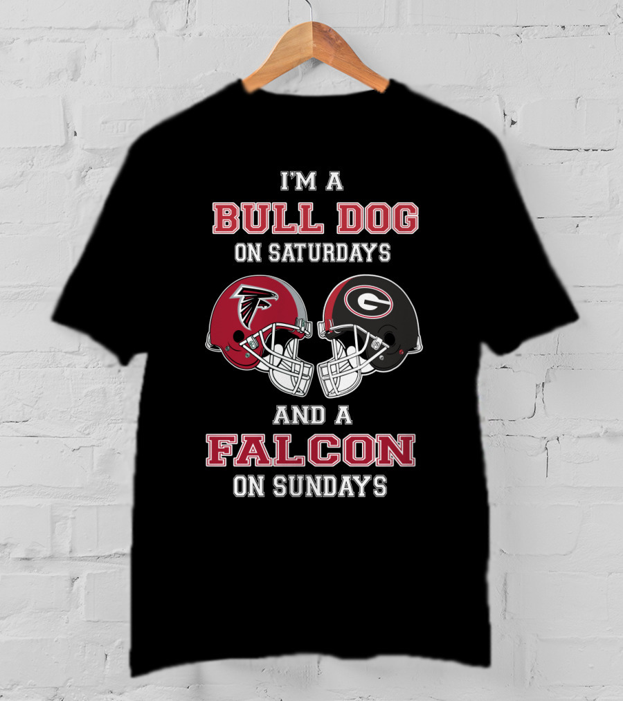 I'm A Georgia Bulldog On Saturdays And Atlanta Falcon On Sundays T-Shirt