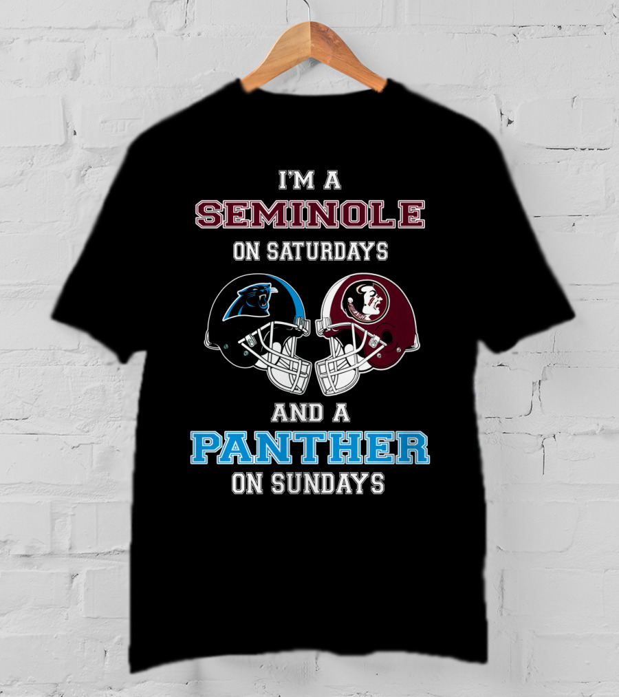 I'm A Seminole On Saturdays And A Panther On Sundays T-Shirt