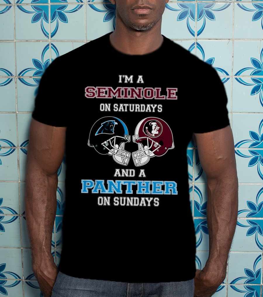 I'm A Seminole On Saturdays And A Panther On Sundays T-Shirt