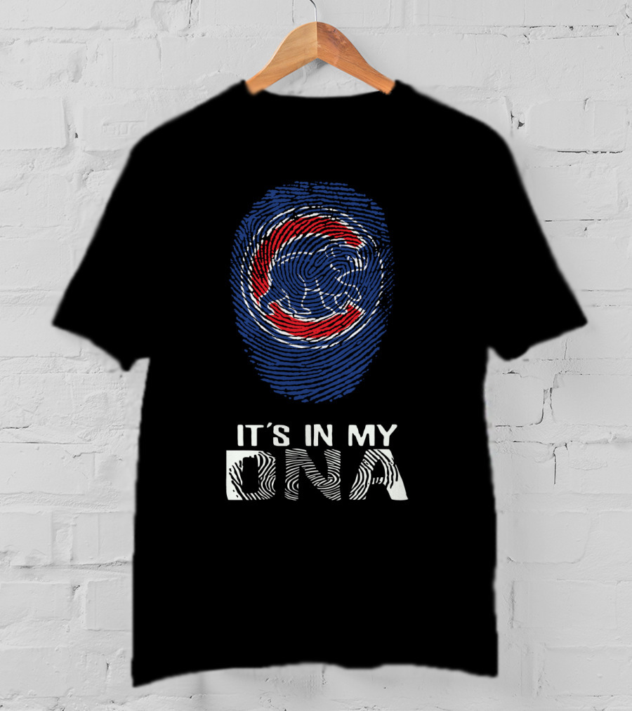 Cubs Fingerprint Logo It's In My DNA T-Shirt