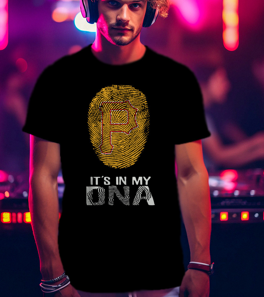 Pirates P It's In My DNA Fingerprint T-Shirt