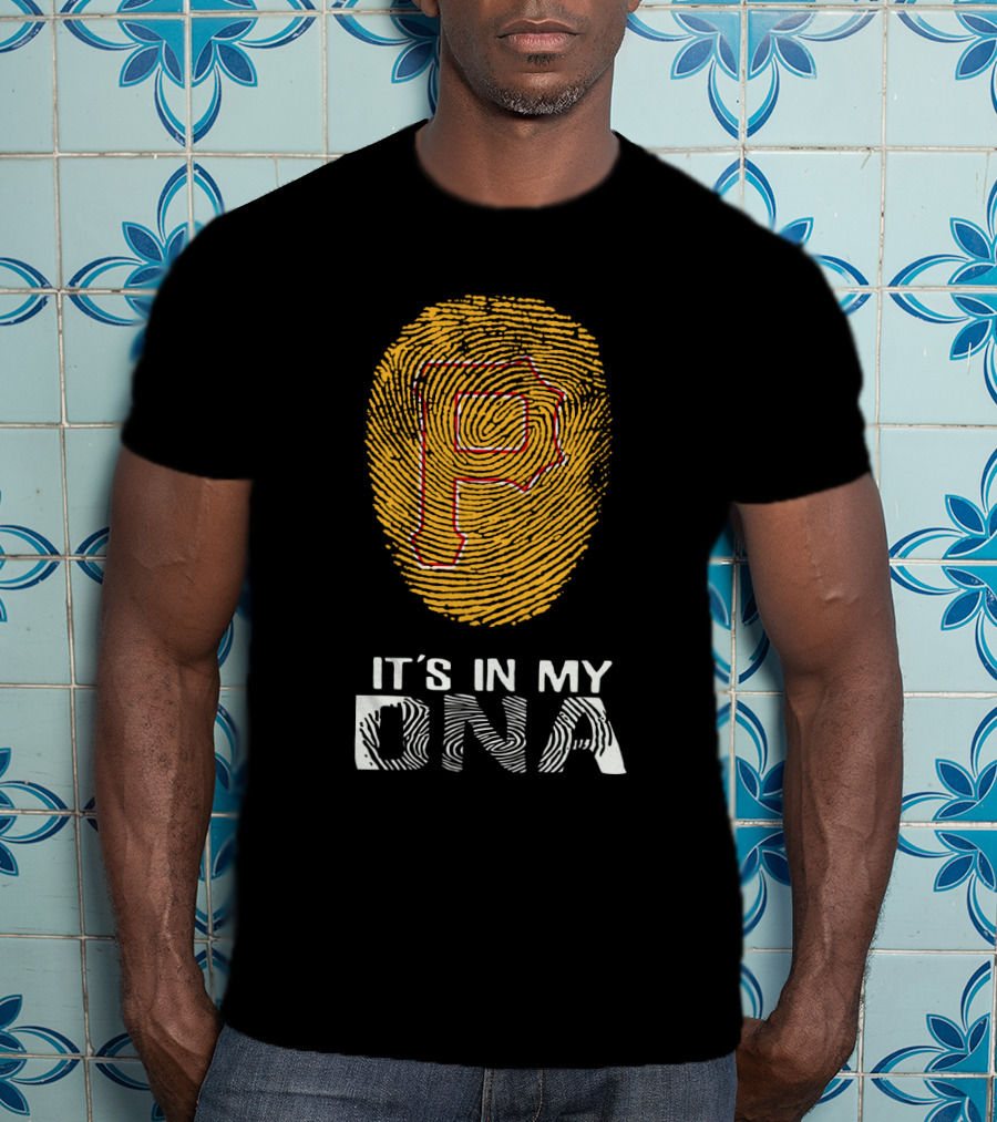 Pirates P It's In My DNA Fingerprint T-Shirt