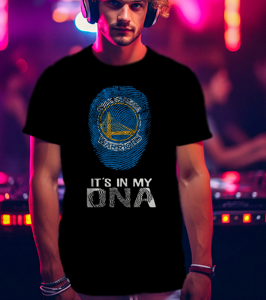 Golden State Warriors It's In My DNA Fingerprint T-Shirt