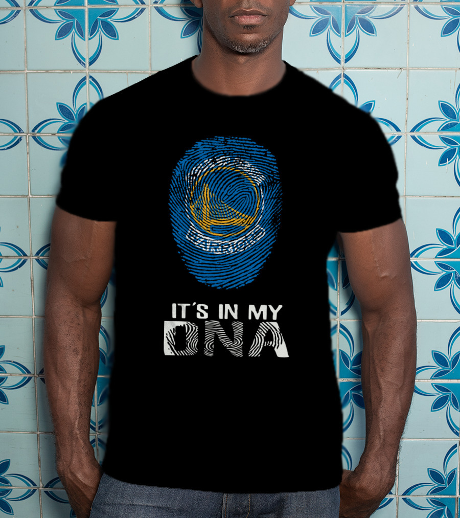 Golden State Warriors It's In My DNA Fingerprint T-Shirt