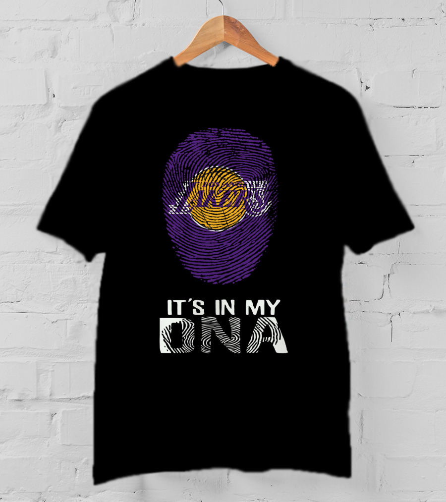 Lakers Fingerprint It's In My DNA T-Shirt