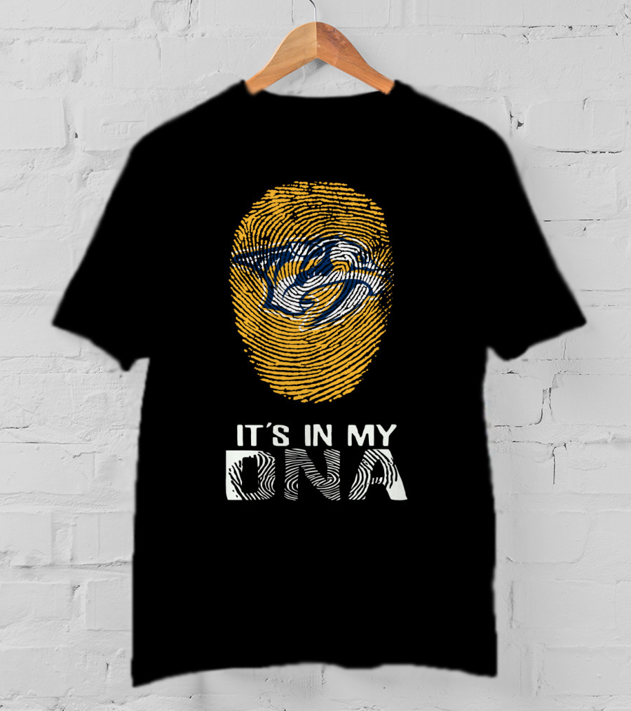 Nashville Predators It's In My DNA Fingerprint T-Shirt